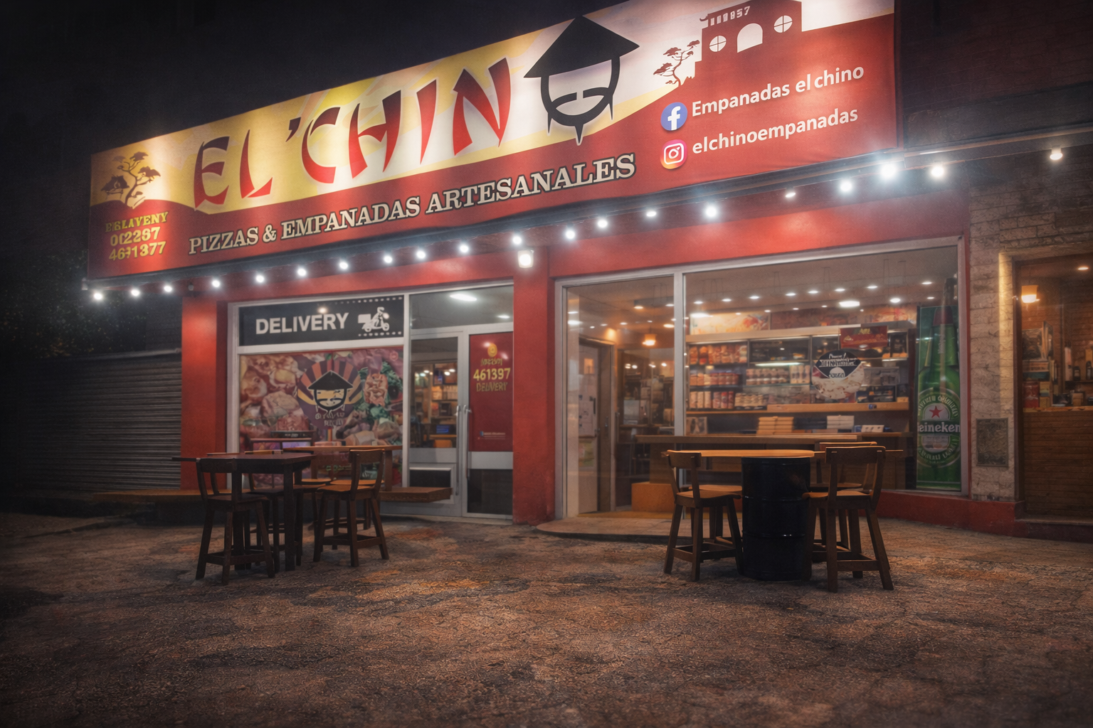 Frente del local El Chino